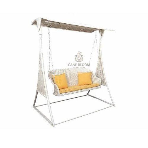 Spacious Two Seater Outdoor Swing with Cushions
